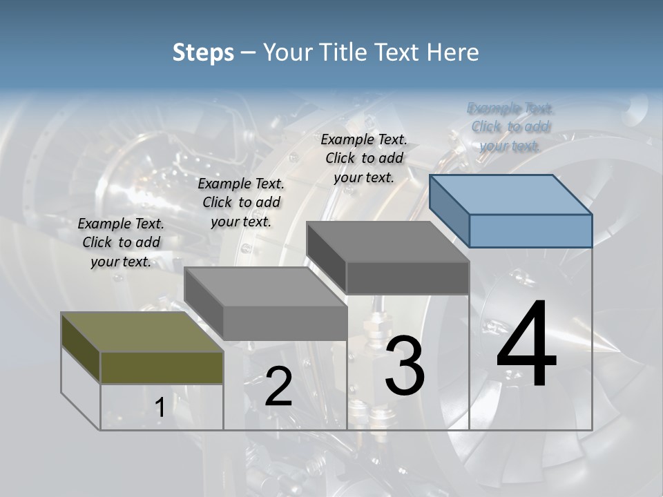 Turbine Mechanical Glimmer PowerPoint Template