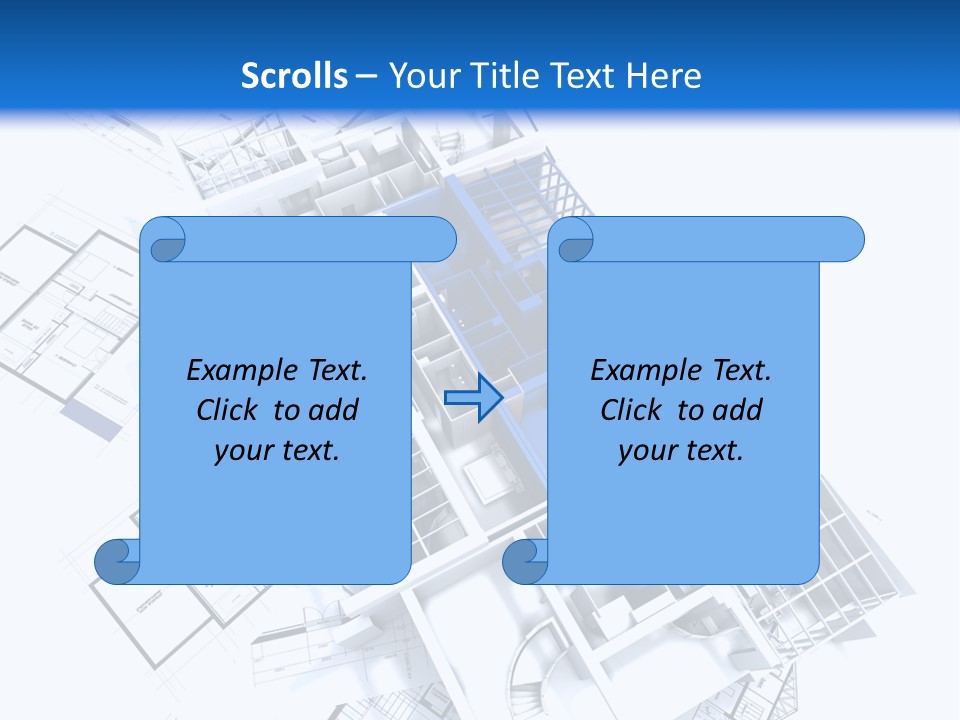 Flat Window Countryside PowerPoint Template