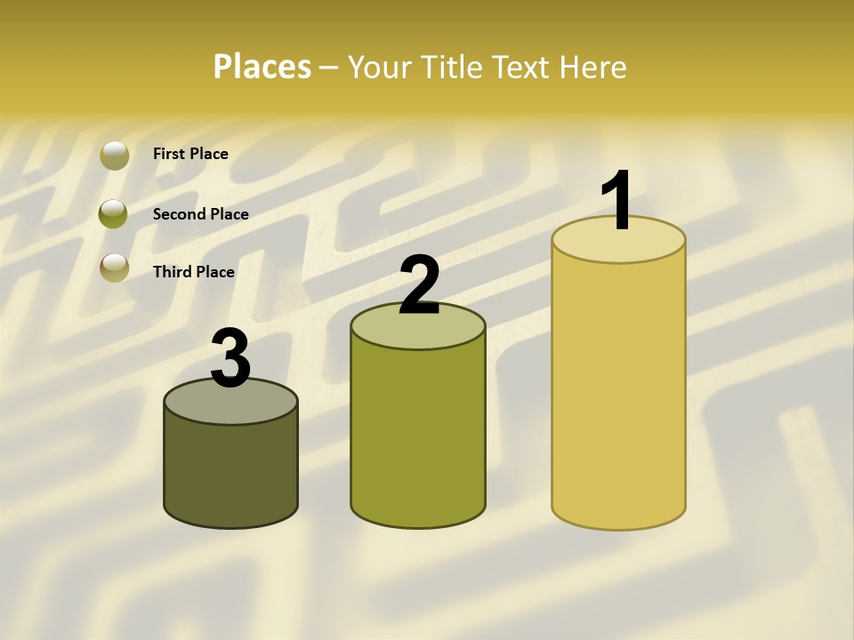 Path Swirl Texture PowerPoint Template