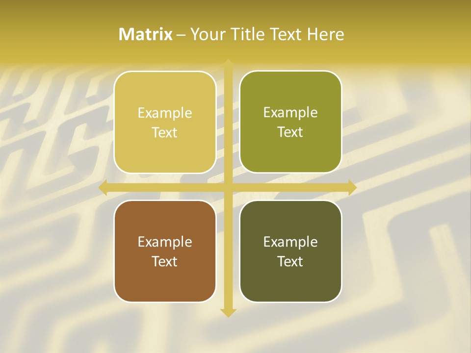 Path Swirl Texture PowerPoint Template