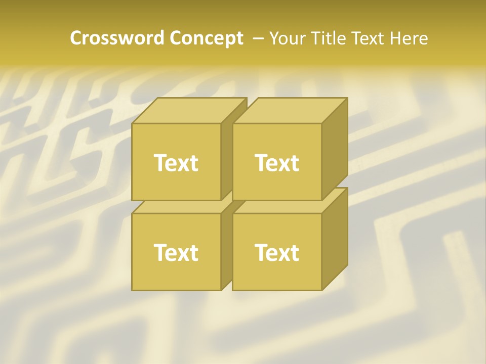 Path Swirl Texture PowerPoint Template