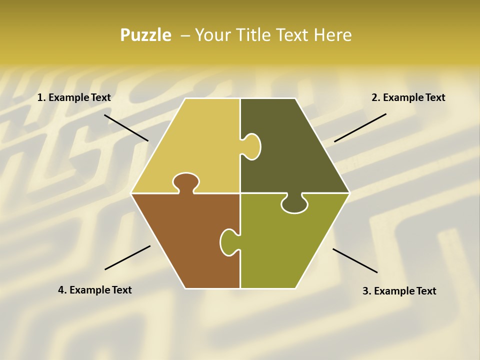 Path Swirl Texture PowerPoint Template