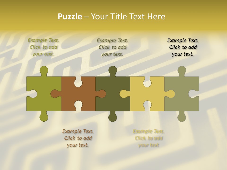 Path Swirl Texture PowerPoint Template