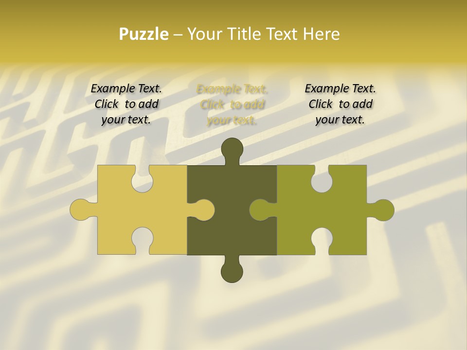 Path Swirl Texture PowerPoint Template