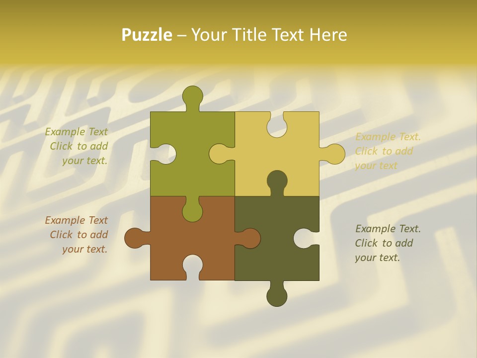Path Swirl Texture PowerPoint Template