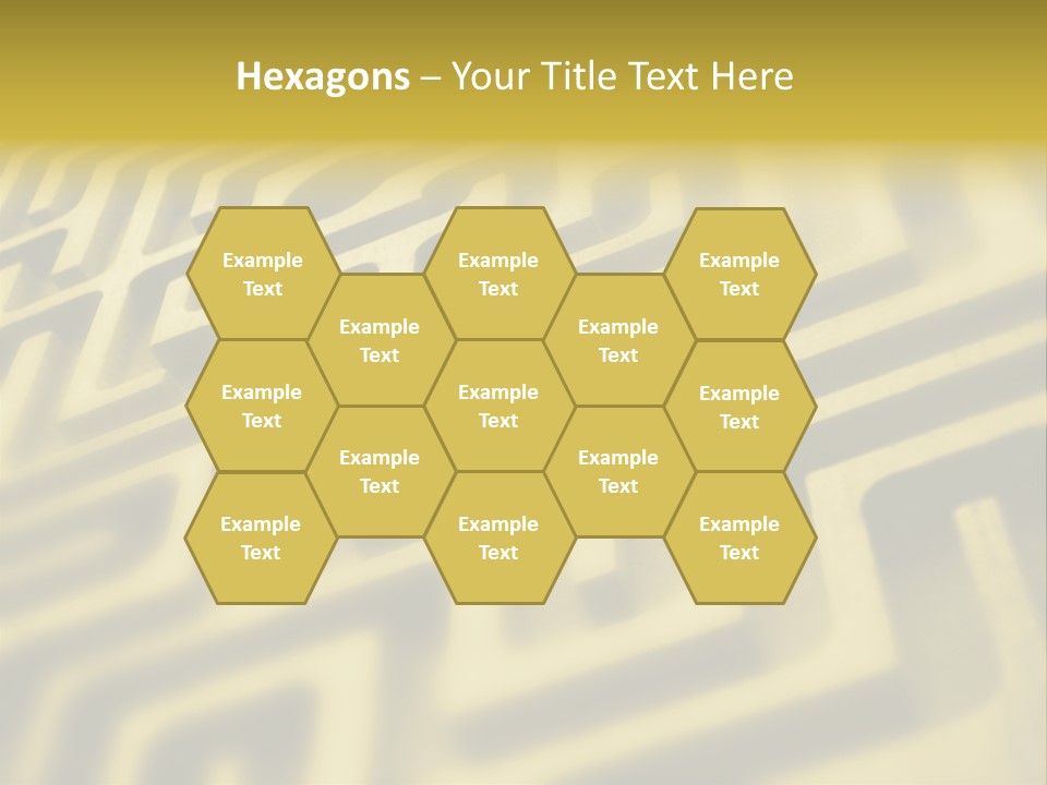 Path Swirl Texture PowerPoint Template