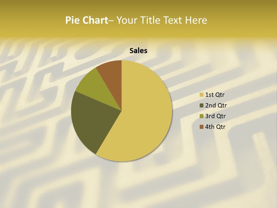 Path Swirl Texture PowerPoint Template