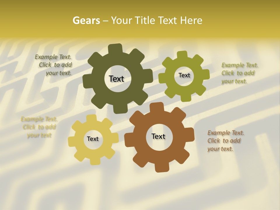 Path Swirl Texture PowerPoint Template