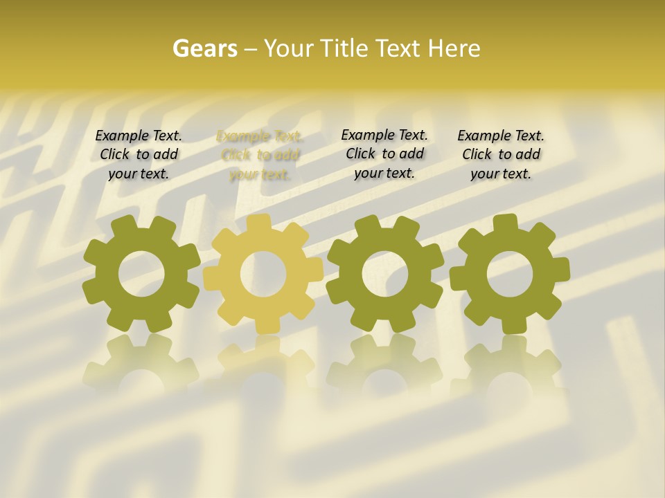 Path Swirl Texture PowerPoint Template