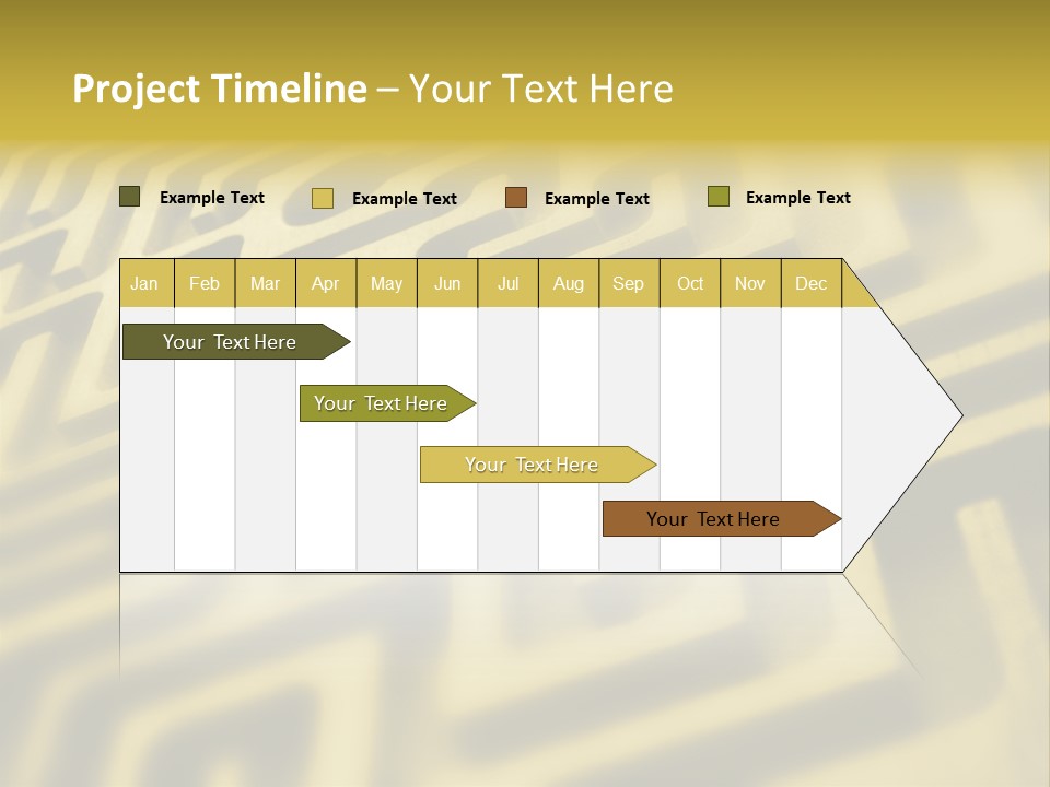 Path Swirl Texture PowerPoint Template