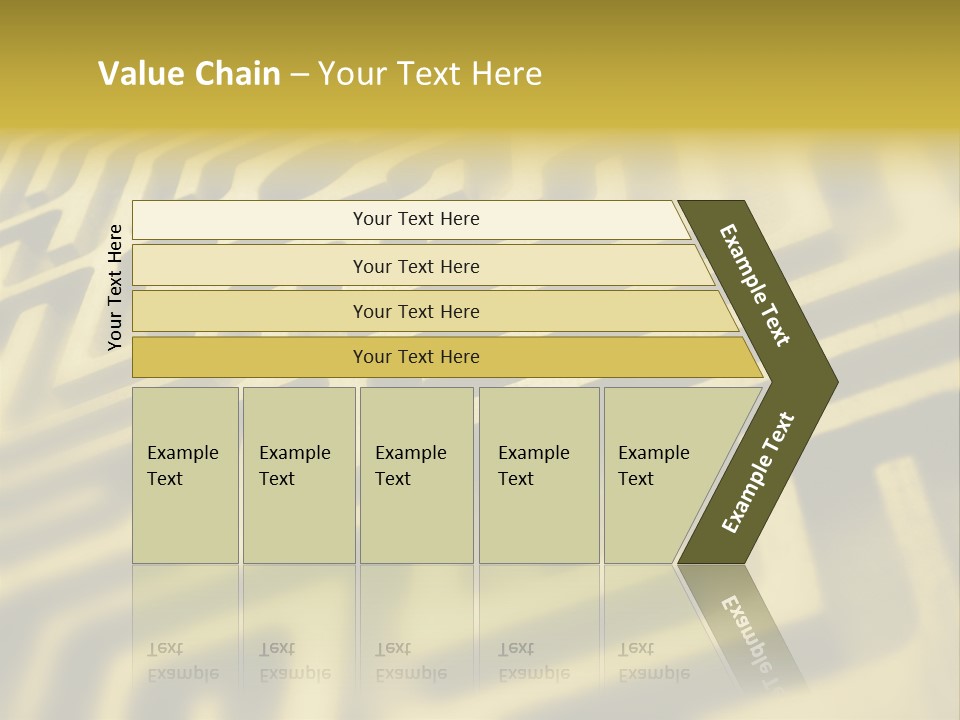 Path Swirl Texture PowerPoint Template
