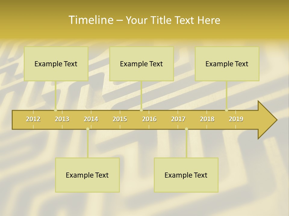 Path Swirl Texture PowerPoint Template