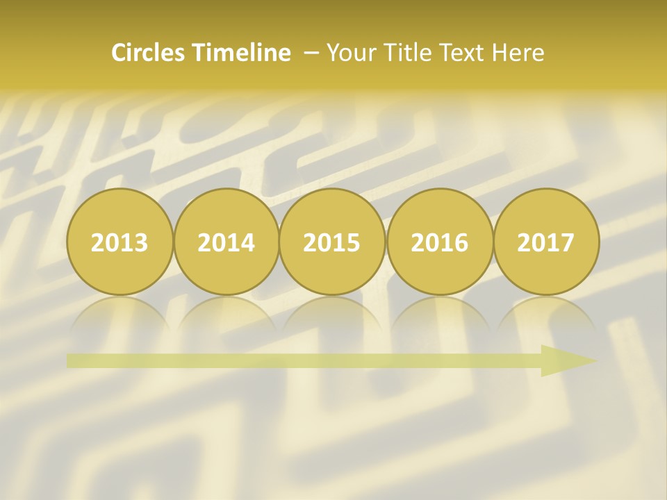 Path Swirl Texture PowerPoint Template