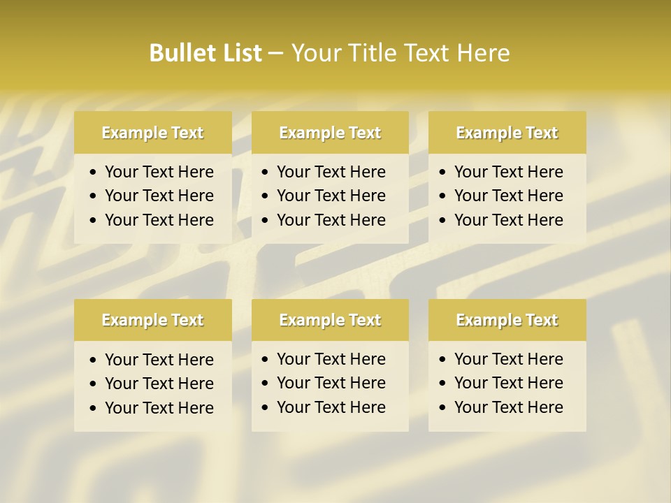 Path Swirl Texture PowerPoint Template