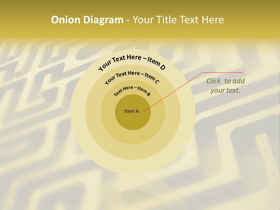 Path Swirl Texture PowerPoint Template