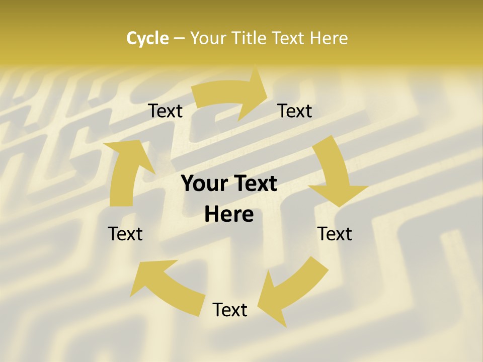 Path Swirl Texture PowerPoint Template
