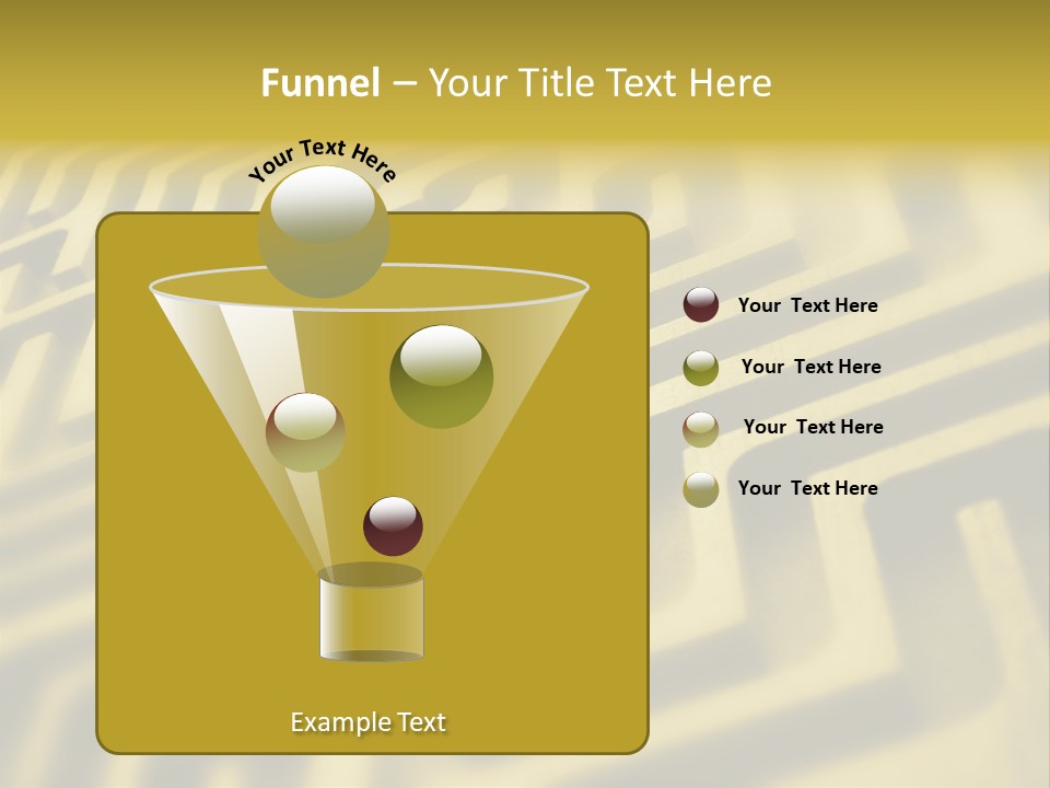 Path Swirl Texture PowerPoint Template