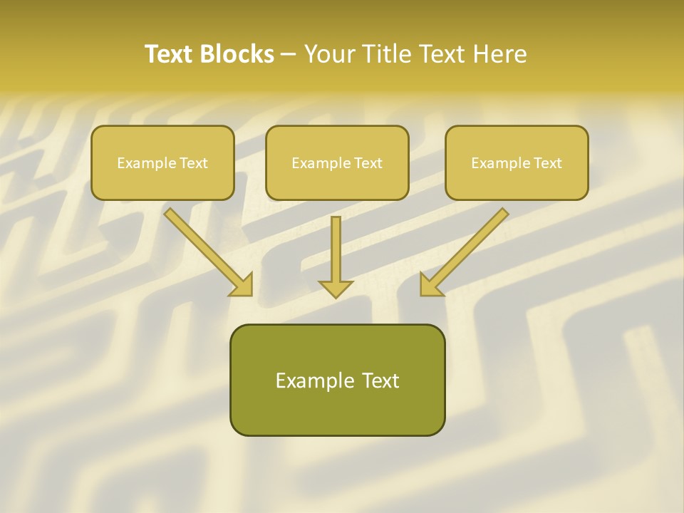 Path Swirl Texture PowerPoint Template