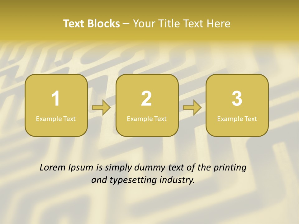 Path Swirl Texture PowerPoint Template