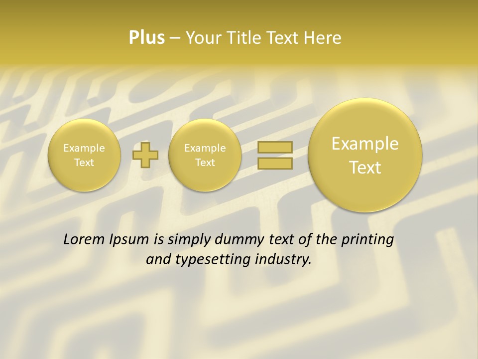 Path Swirl Texture PowerPoint Template
