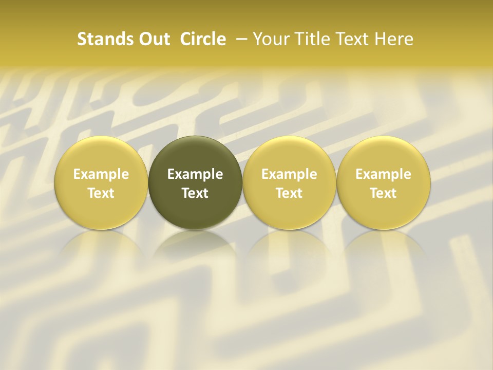 Path Swirl Texture PowerPoint Template