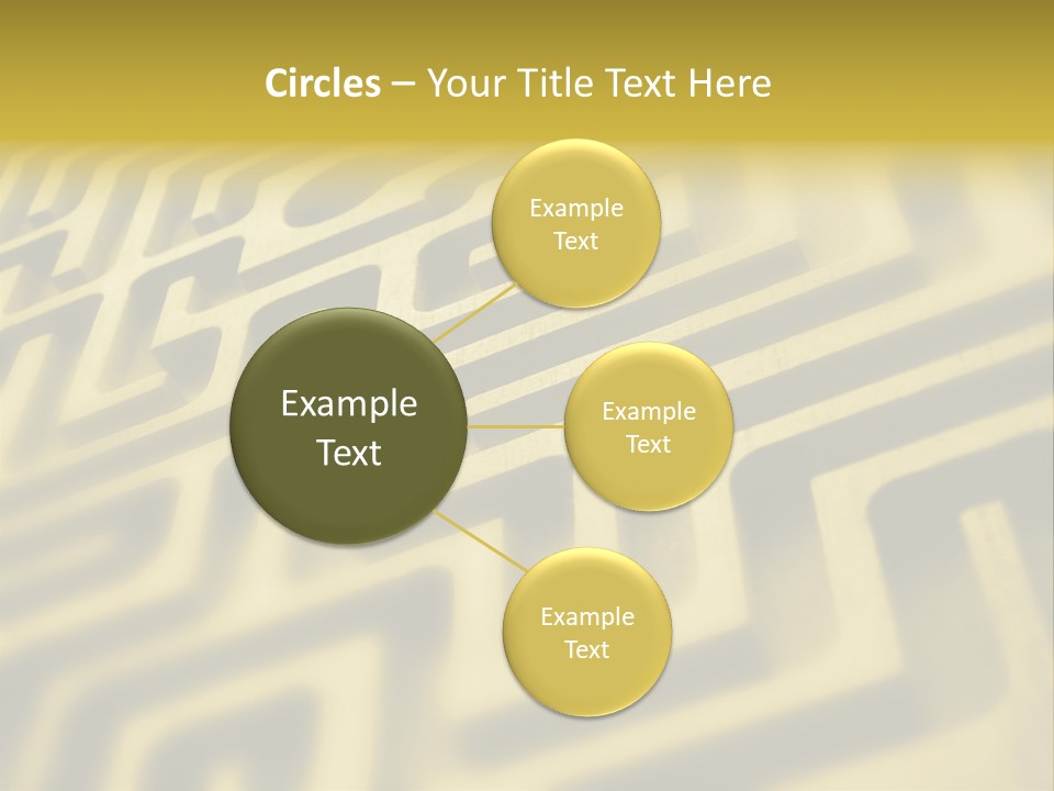 Path Swirl Texture PowerPoint Template