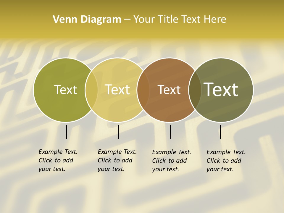 Path Swirl Texture PowerPoint Template