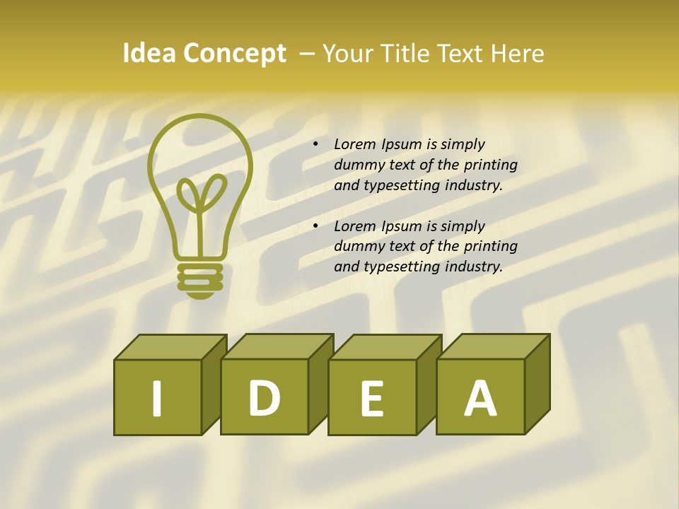 Path Swirl Texture PowerPoint Template