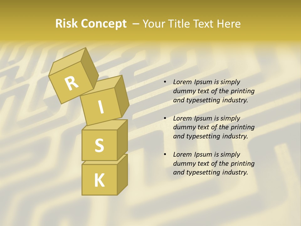 Path Swirl Texture PowerPoint Template