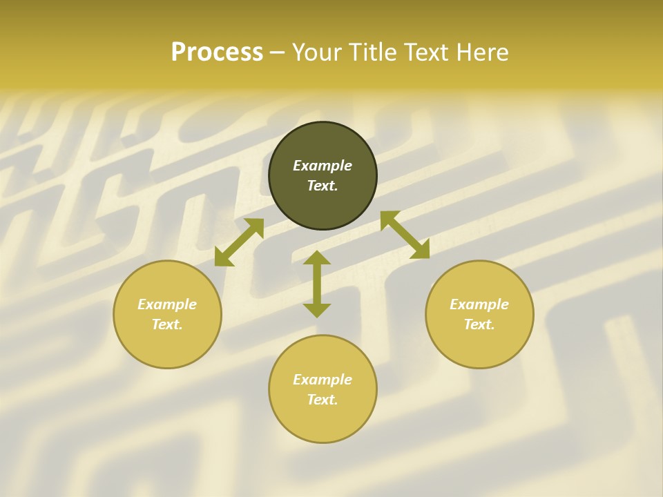 Path Swirl Texture PowerPoint Template
