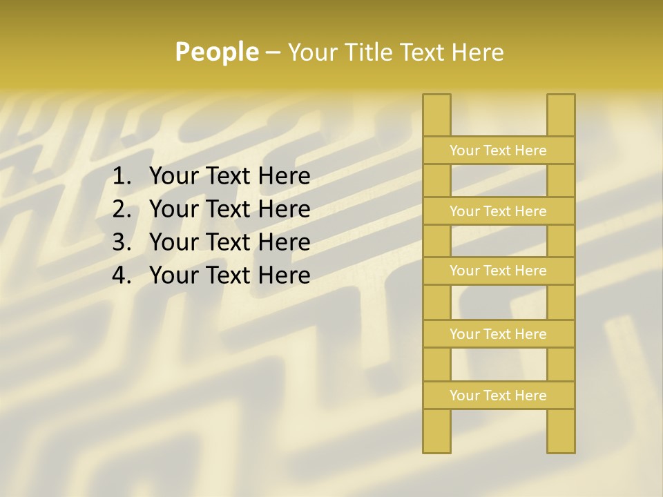 Path Swirl Texture PowerPoint Template