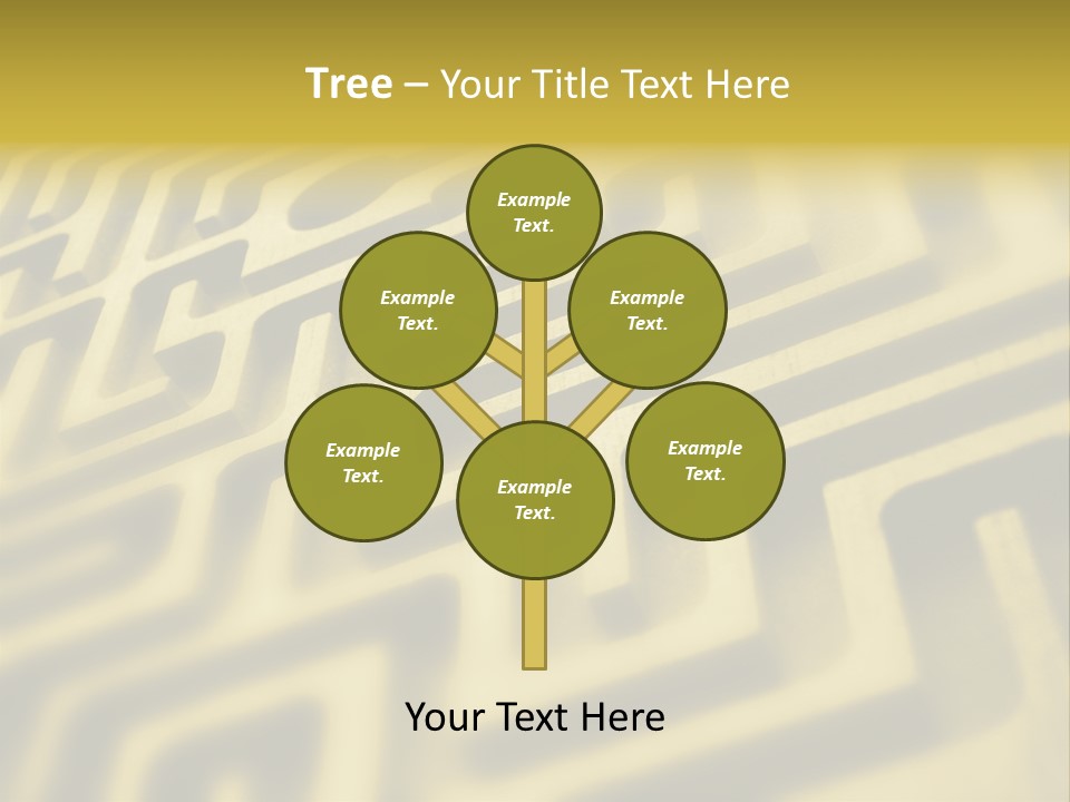 Path Swirl Texture PowerPoint Template