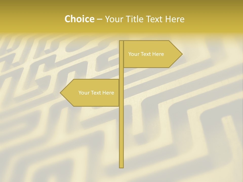 Path Swirl Texture PowerPoint Template