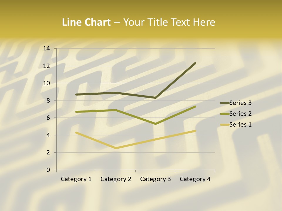 Path Swirl Texture PowerPoint Template