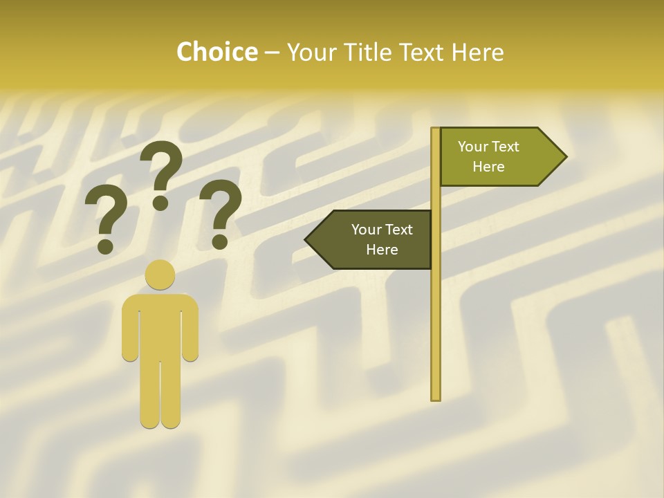 Path Swirl Texture PowerPoint Template