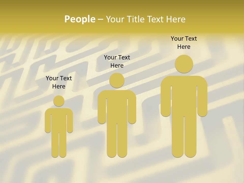 Path Swirl Texture PowerPoint Template