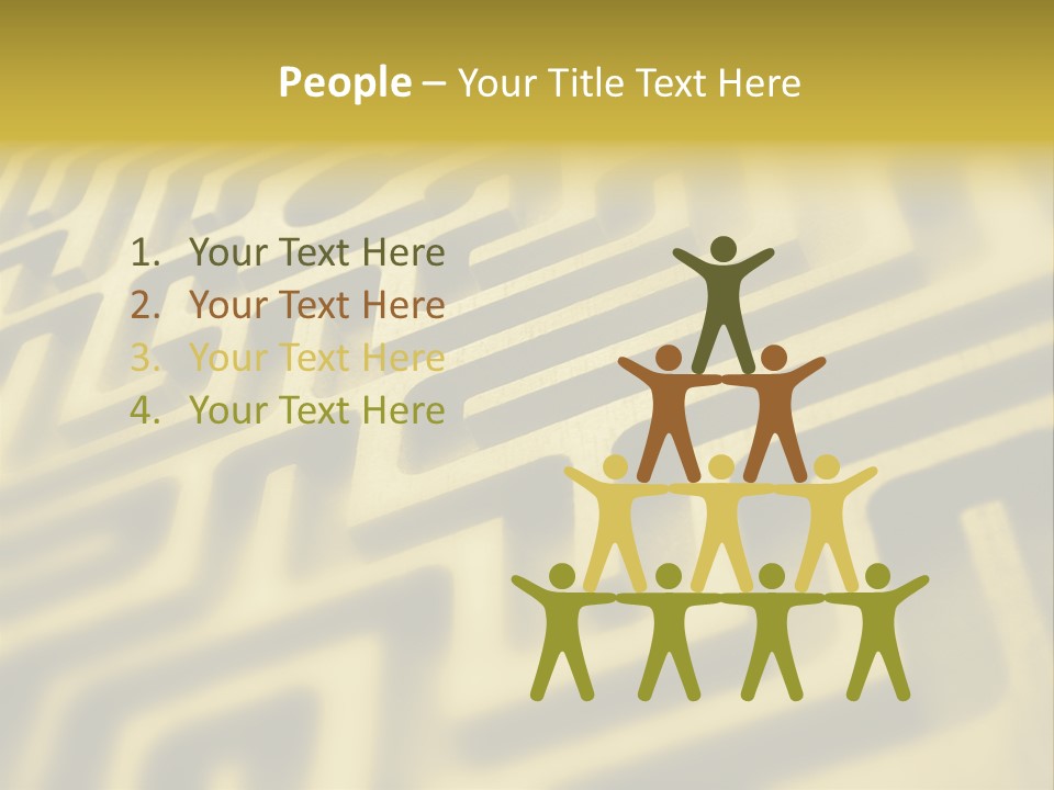 Path Swirl Texture PowerPoint Template