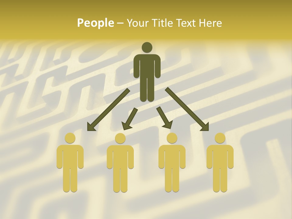 Path Swirl Texture PowerPoint Template