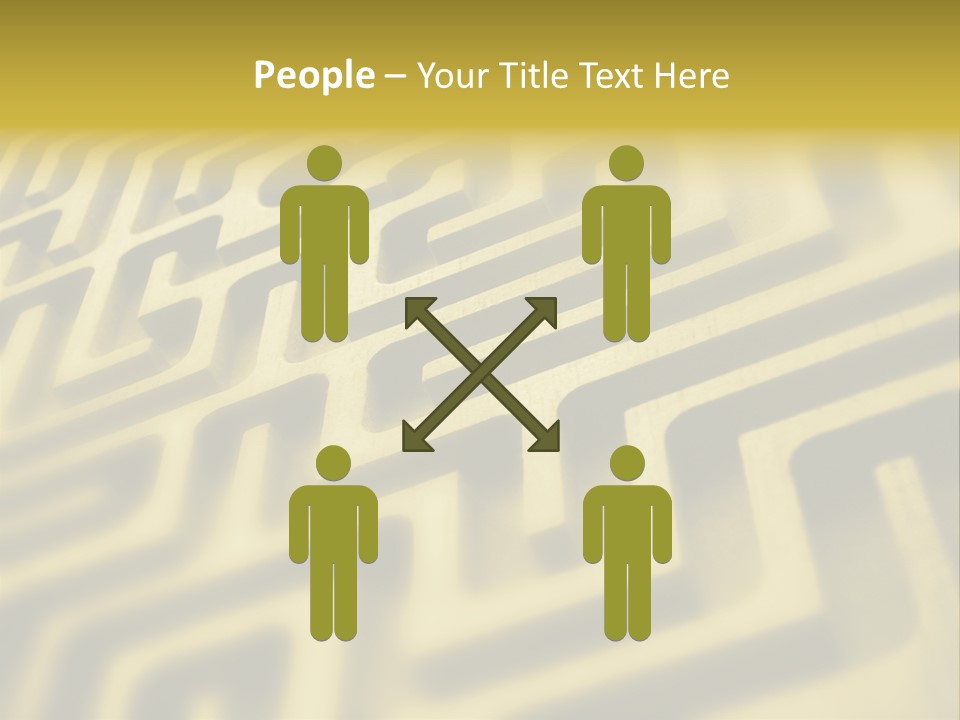 Path Swirl Texture PowerPoint Template