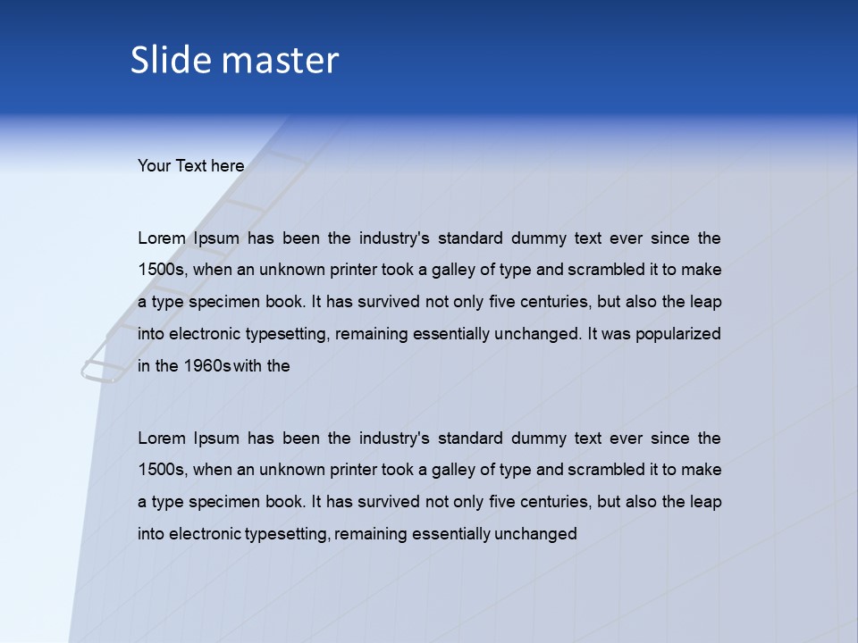 Exterior Window Corporation PowerPoint Template
