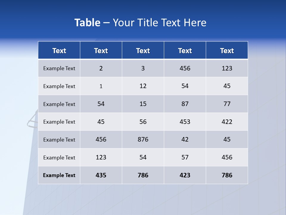 Exterior Window Corporation PowerPoint Template
