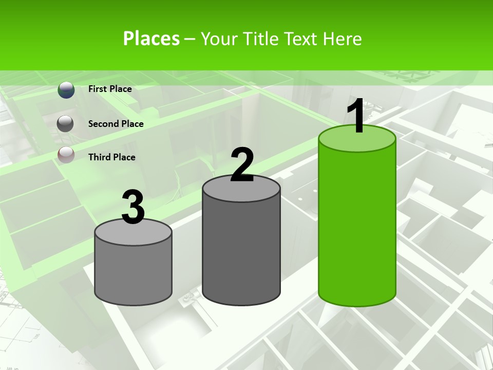 Chalet Roof Draw PowerPoint Template