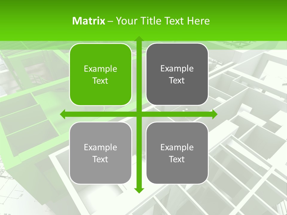 Chalet Roof Draw PowerPoint Template