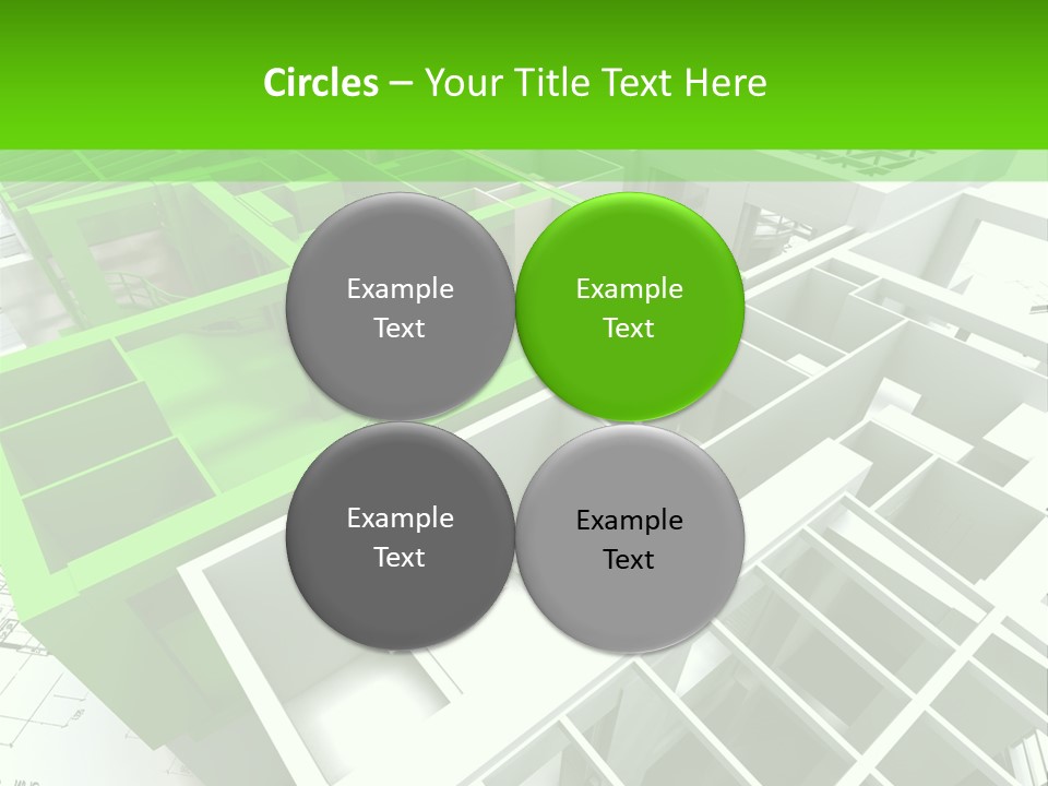 Chalet Roof Draw PowerPoint Template