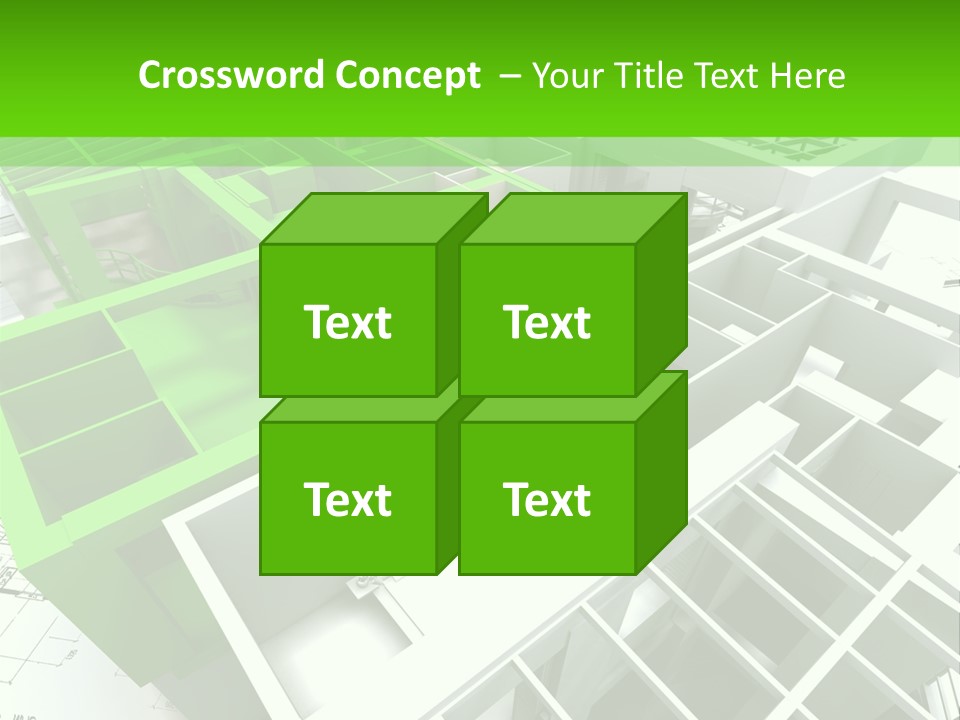 Chalet Roof Draw PowerPoint Template