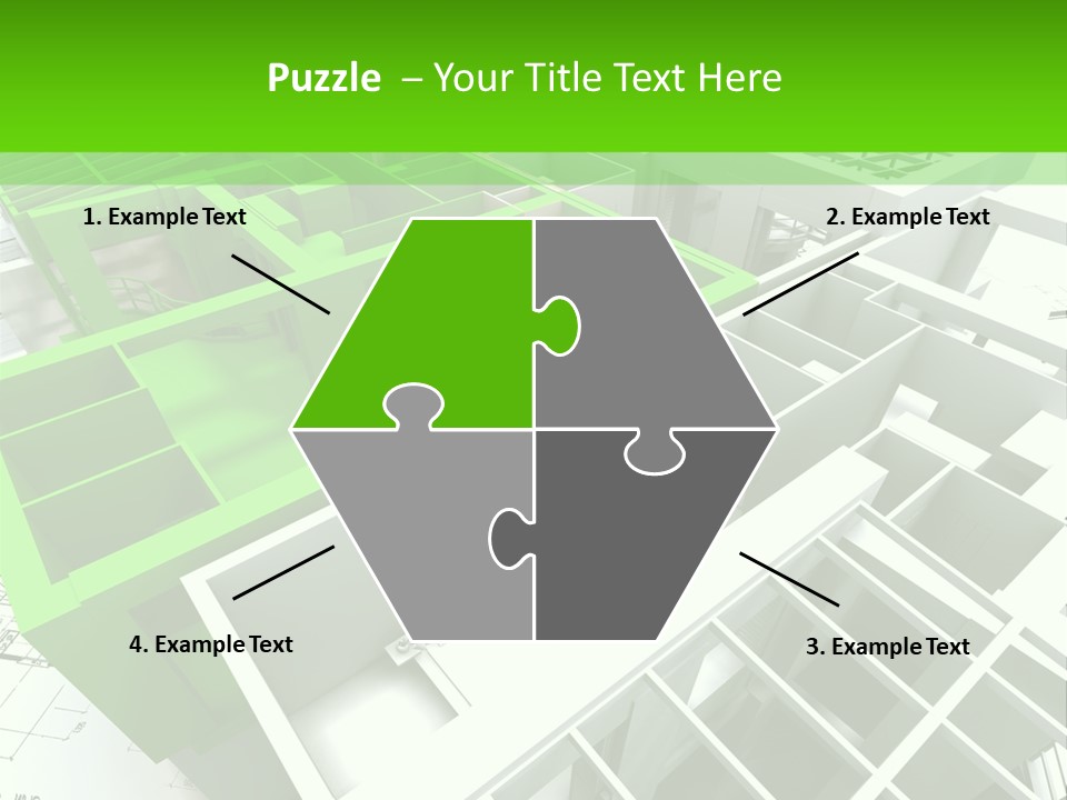Chalet Roof Draw PowerPoint Template