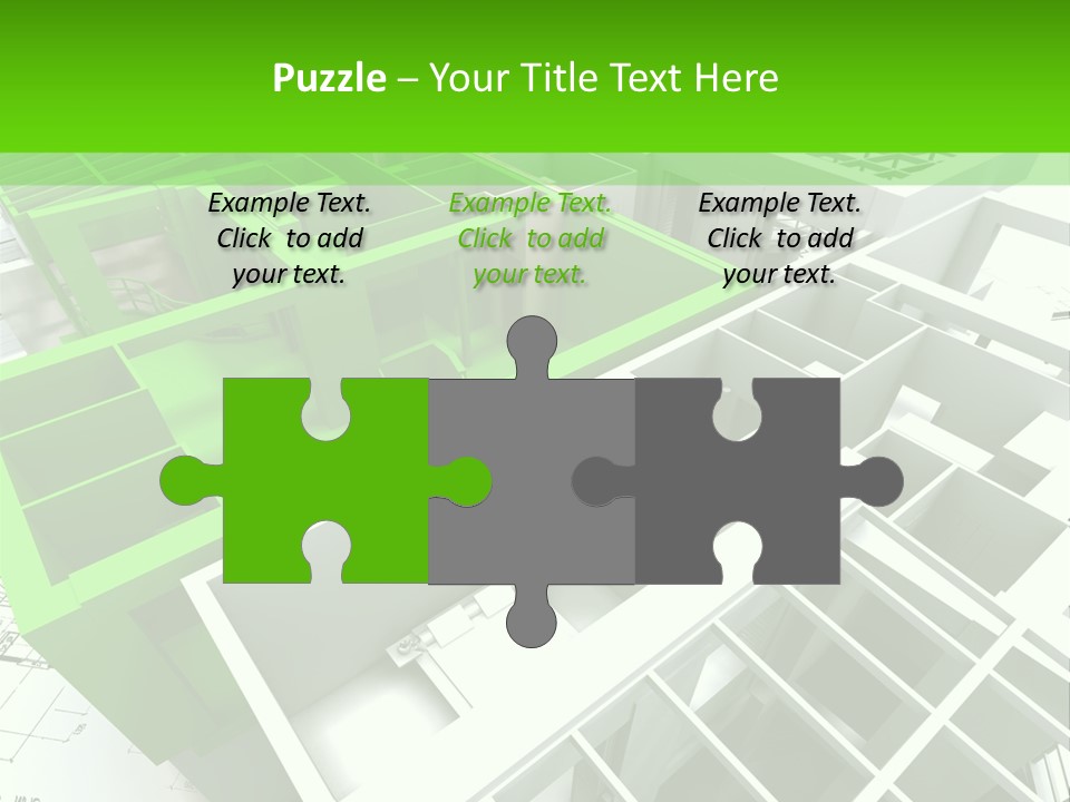 Chalet Roof Draw PowerPoint Template