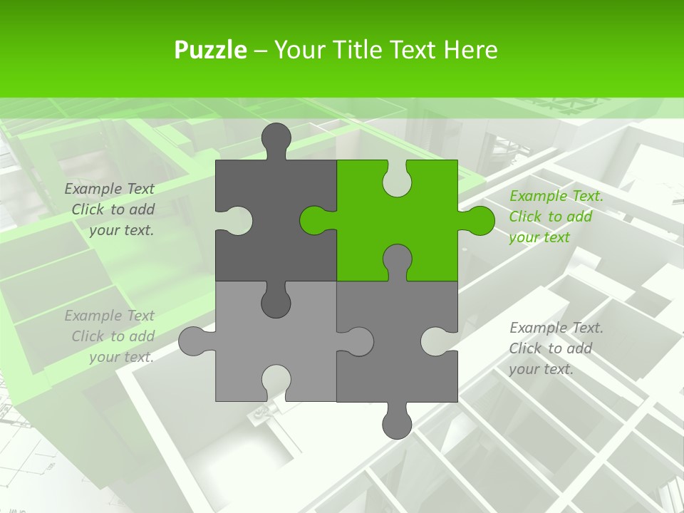 Chalet Roof Draw PowerPoint Template