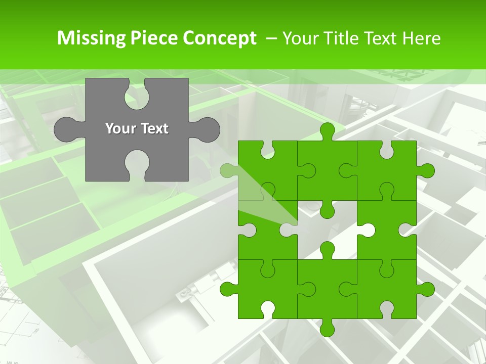 Chalet Roof Draw PowerPoint Template