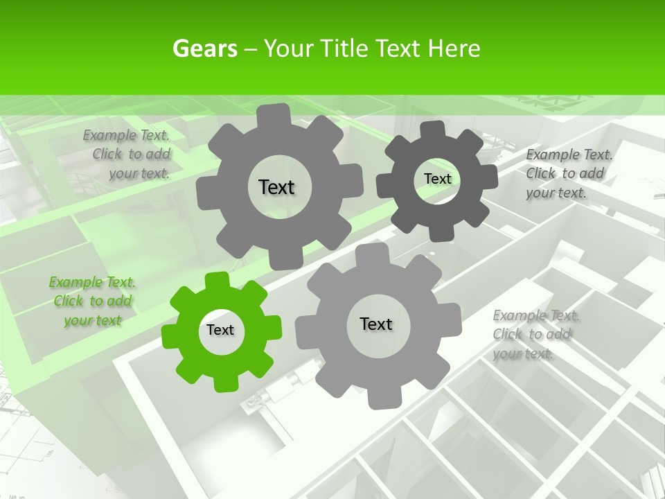 Chalet Roof Draw PowerPoint Template